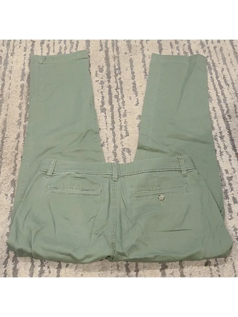 J. Crew Slim Chino Boyfriend - Size 4 - Olive Green, Summer,  100% Cotton